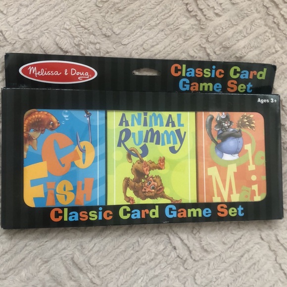 Melissa & Doug Classic Card Games Set - Old Maid, Go Fish, Rummy, New, ages 3+ - Picture 14 of 16